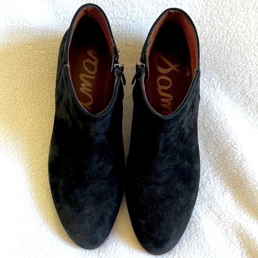 Sam Edelman Black Suede Boots.